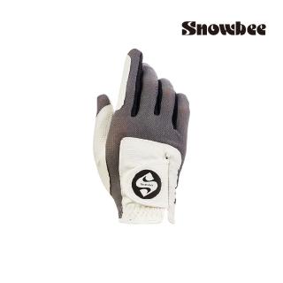 【Snowbee 司諾比】男士英倫典雅PU手套右手(高爾夫手套 防滑耐磨高球手套)