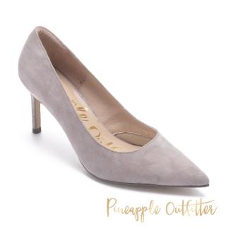 【Pineapple Outfitter】PENNIE 質感羊絨尖頭高跟鞋(灰色)