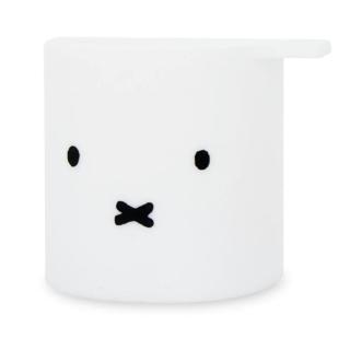 【小禮堂】Miffy 米飛兔 矽膠漱口杯 - 白大臉款(平輸品) 米菲兔