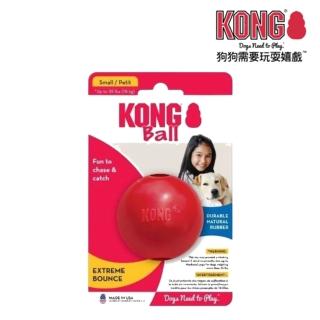【KONG】BALL / 經典紅彈跳球 S(寵物玩具)