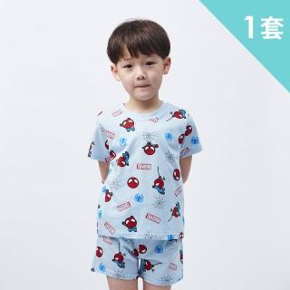 【ChanChou展舟】MARVEL 蜘蛛人 短袖 家居套裝 睡衣-01(100%棉質/獨家授權)