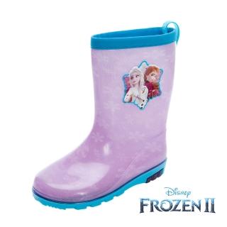 【Disney 迪士尼】冰雪奇緣2 童鞋 雨鞋/耐磨 防水(FNKL25497紫)