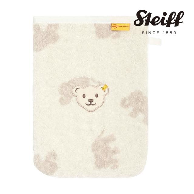 【STEIFF】熊頭 小象圖案洗澡巾(衛浴)