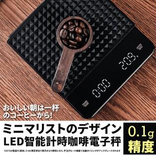 【DR.Story】LED極簡設計智能計時咖啡電子秤(非商業交易用秤)