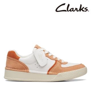 【Clarks】女鞋Craft Cup Court充孔透氣板鞋 淡磚色(CLF66927C)