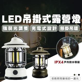 【TAS CAMP】LED 吊掛式露營燈(LED 露營 照明 防水 登山 旅行 夜間照明 ABS燈罩)