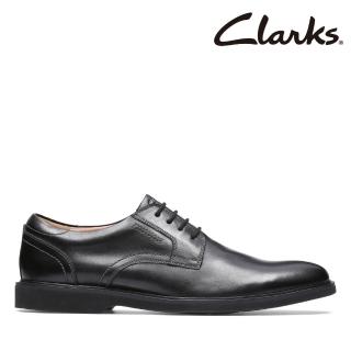 【Clarks】男鞋Malwood Lace 微尖頭設計輕量經典德比鞋 皮鞋(CLM68162C)