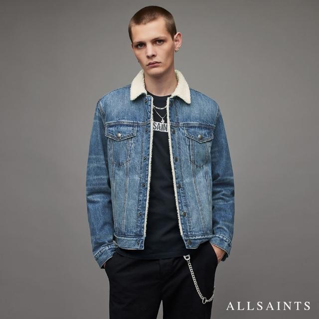 【ALLSAINTS】MIDLAND 復古棉質鋪毛牛仔外套 MA018X(舒適版型)