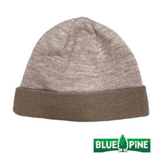 【青松戶外】雙色雙面毛帽-杏色和駝色-B62207-13(毛帽/針織帽/保暖/休閒帽)