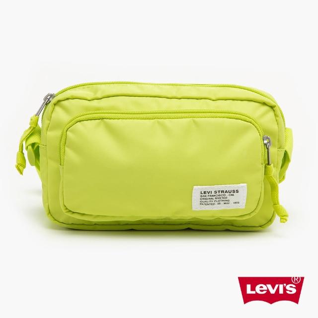 【LEVIS 官方旗艦】男女同款 側背小方包 螢光黃 熱賣單品 D7577-0002