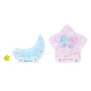 【小禮堂】雙子星 塑膠飾品收納拉車 - 星空魔法百科(平輸品)