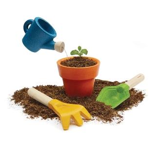 【Plantoys】小園丁工具組(木質木頭玩具 園藝)
