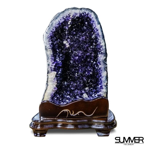 【SUMMER 寶石】巴西5A聚財納氣紫晶洞18.3kg(C024)