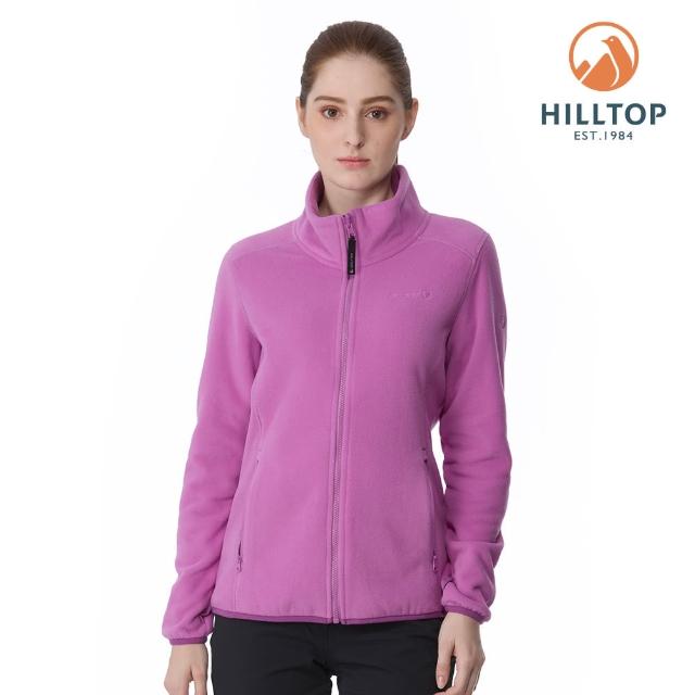 【Hilltop 山頂鳥】POLARTEC刷毛外套（可銜接GORE-TEX外件） 女款 紫｜PH22XFY1ECJ0