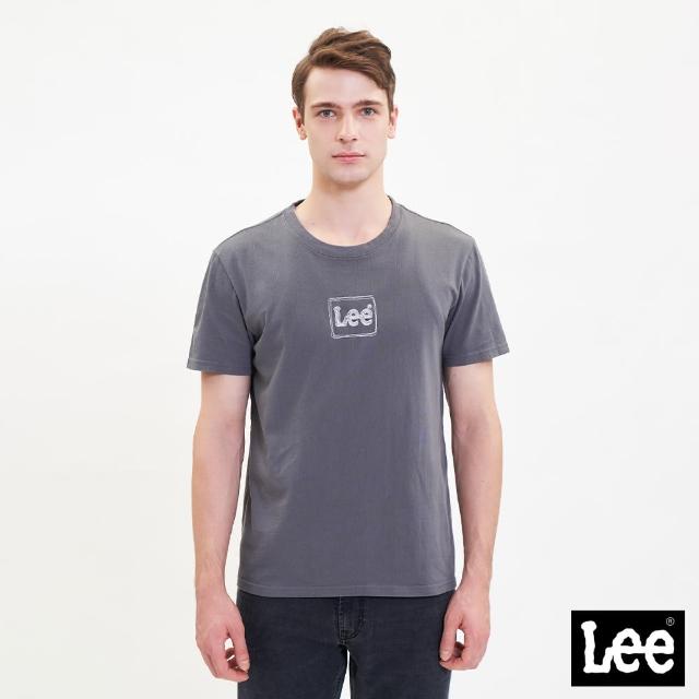 【Lee 官方旗艦】男裝 短袖T恤 / 繡線小LOGO 共2色 標準版型(LL220338)