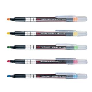 【Pentel 飛龍】螢光筆 1.0~3.5mm 48支 / 件 S512(橘、黃、綠、粉、藍)
