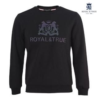 【Royal & True】潮流 保暖刷毛圓領休閒長T(儂特服飾 2119488)