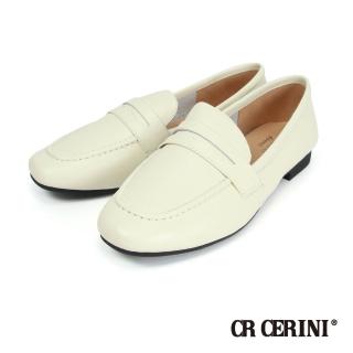 【CR CERINI】細緻典雅淑女便士樂福鞋 白色(CR1221W-WH)