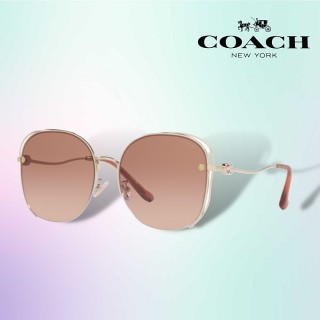 【COACH】時尚大鏡框太陽眼鏡(HC7145BD-900513)