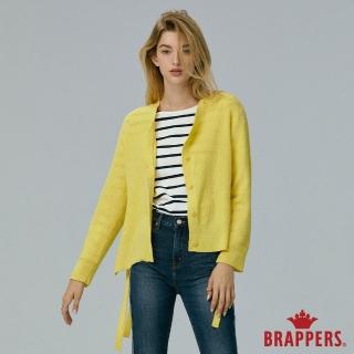 【BRAPPERS】女款 圈圈紗造型開襟衫(黃)
