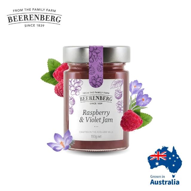 即期品【Beerenberg】即期-覆盆莓紫羅蘭風味果醬-Raspberry & Violet Jam 190g(效期至2025/11/06)