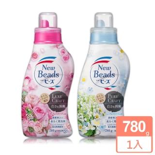 【日本Kao】New Beads植萃香氛洗衣精780g(晨曦玫瑰/純淨玲蘭)