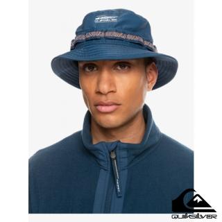 【Quiksilver】男款 配件 戶外運動帽 漁夫帽 休閒帽 TAPERHOUSE BUCKET(海軍藍)