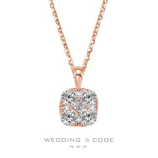 【WEDDING CODE】14K金 33分鑽石項鍊 3193玫(天然鑽石 618 禮物)