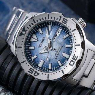 【SEIKO 精工】Prospex 愛海洋 南極企鵝 200米潛水機械錶 指針錶 手錶 禮物 畢業(SRPG57K1/4R36-11C0H)