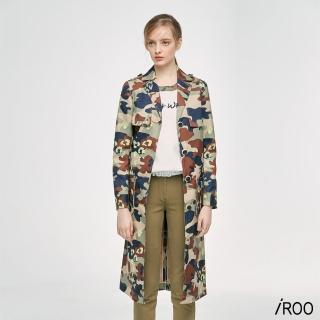 【iROO】迷彩風衣外套