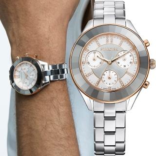 【SWAROVSKI 施華洛世奇】Octea Lux Chrono 摩登計時時尚腕錶(5610494)