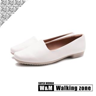 【WALKING ZONE】女 SUPER WOMAN系列 Ballets平底鞋 女鞋(白)