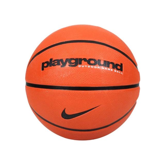 【NIKE 耐吉】EVERYDAY PLAYGROUND 8P 5號籃球-室外 橘黑白(N100449881405)
