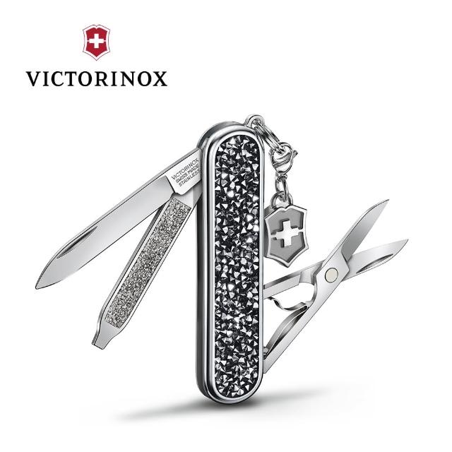 【VICTORINOX 瑞士維氏】Classic 閃耀系列五用瑞士刀(58mm-水晶刀殼)