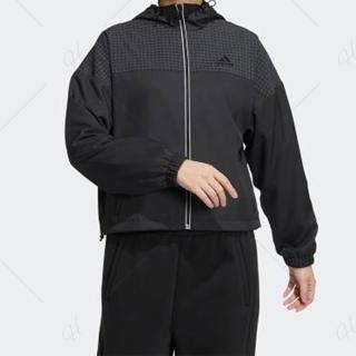 【adidas 愛迪達】外套 女款 運動外套 風衣外套 UST SOUTH JKT 黑 HM7085