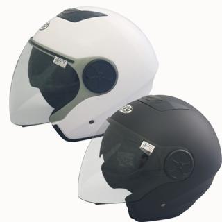 【EVO】雙鏡片半罩機車安全帽CA313(贈6入免洗內襯套-速)