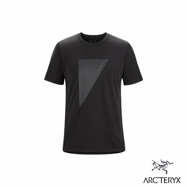 【Arcteryx 始祖鳥】男 Captive Logo 短袖圓領衫(黑)