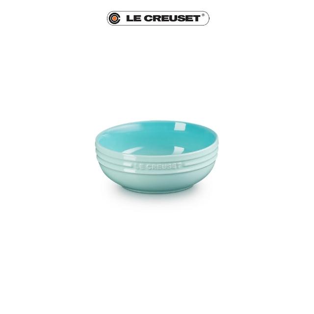 【Le Creuset】瓷器輕虹霓彩系列深圓盤13cm(薄荷綠)