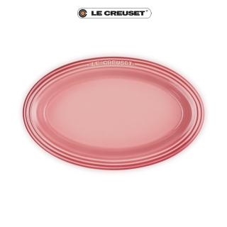 【Le Creuset】瓷器輕虹霓彩系列橢圓盤25cm(薔薇粉)