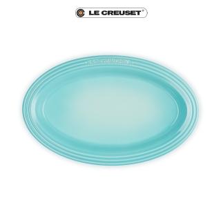 【Le Creuset】瓷器輕虹霓彩系列橢圓盤25cm(水手藍)