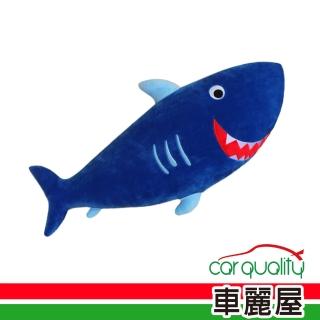 【SANRIO 三麗鷗】安全帶抱枕 韓系 酷酷鯊1入KSB-014(車麗屋)