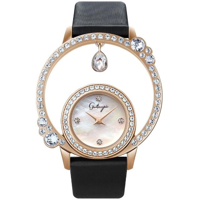 【Galtiscopio 迦堤】COURONNE 天使之眼II系列 時尚腕錶 / 40mm 母親節 禮物(CO2RGWS001JBLS)