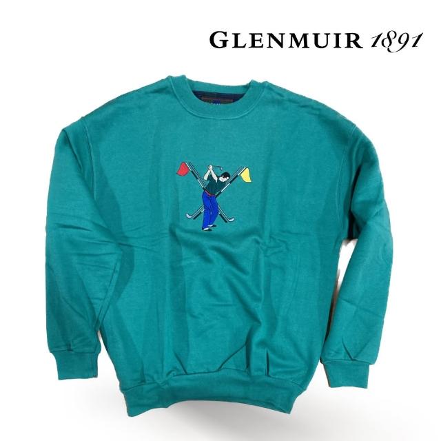 【Glenmuir】長袖藍綠POLO衫(針織衫 毛衣 長袖毛衣 線衫)
