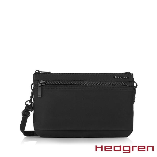 【Hedgren】INNER CITY系列 RFID防盜  三層收納 側背包(黑色)