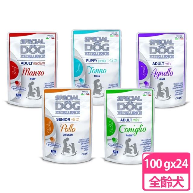 【EXCELLENCE 卓越】無榖主食犬餐包 100g 24入組(狗餐包、無榖 全齡適用)