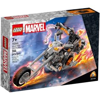 【LEGO 樂高】LT76245 超級英雄系列 - Ghost Rider Mech & Bike(MARVEL 惡靈戰警)