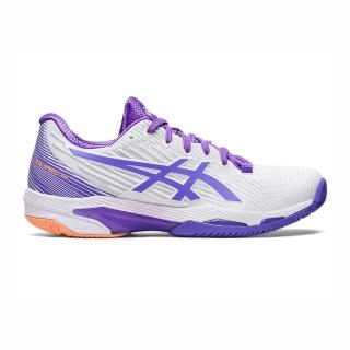 【asics 亞瑟士】Solution Speed FF 2 女 網球鞋 澳網配色 支撐 穩定 白紫(1042A136-104)