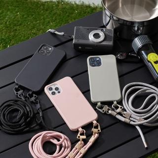 【TOYSELECT】iPhone 12 Mini 5.4吋 BLAC 霧光防御繩掛iPhone手機殼（含掛鉤片）