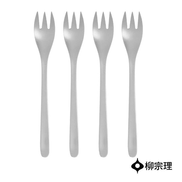 【柳宗理】日本製餐叉4入組/18.3cm(不鏽鋼材質打造的質感餐具)