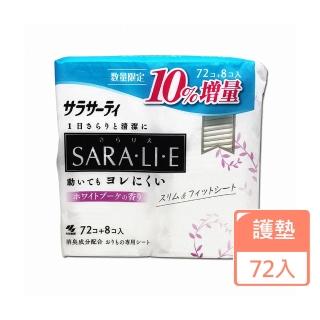 【小林製藥】日本 Kobayashi Sara.li.e 衛生護墊 白色花香 72入